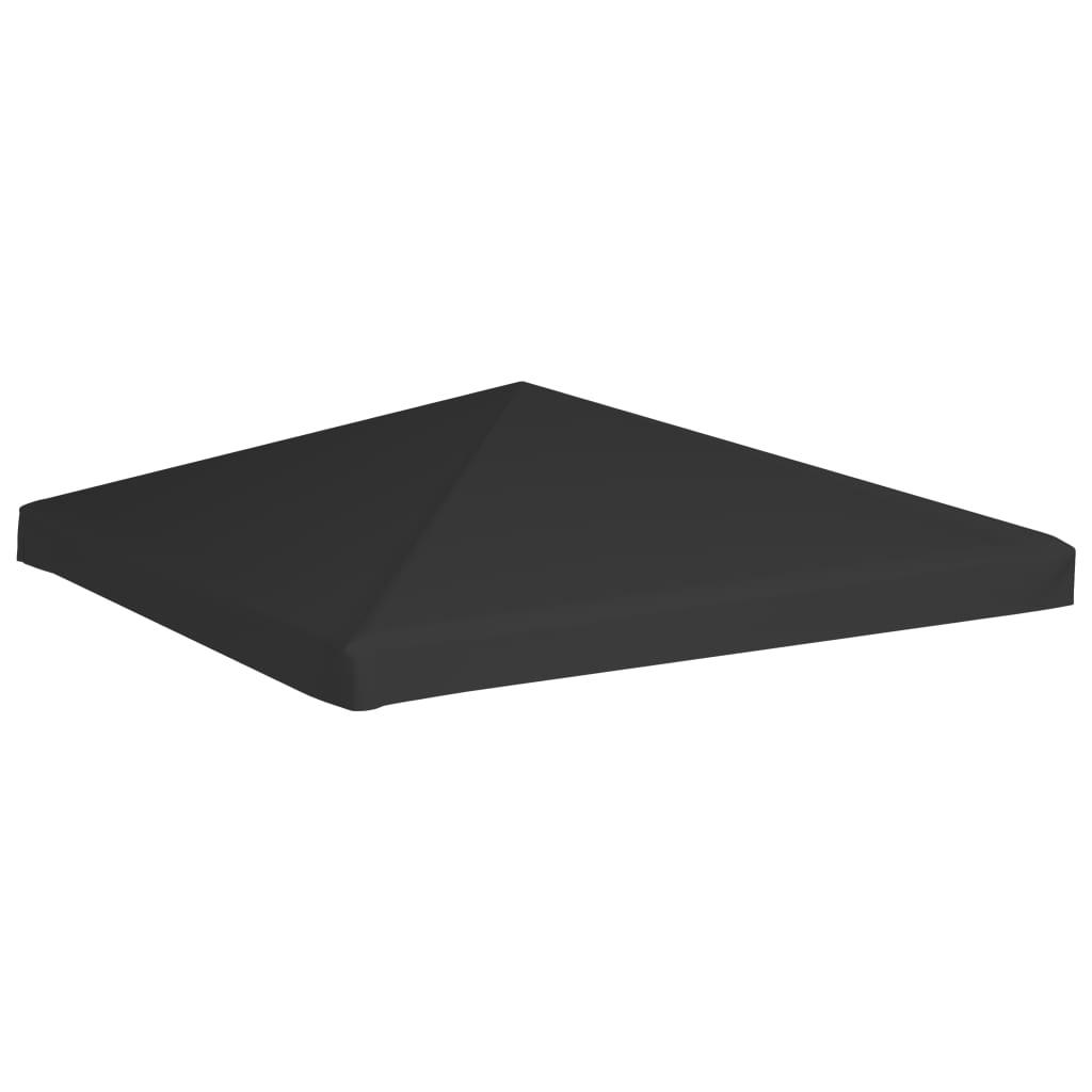 Pavillontopdække 3×3 m - 270 g/m² - sort, vandafvisende