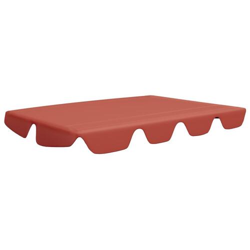 Baldakin til havegynge 188/168x145/110 cm terrakottafarvet