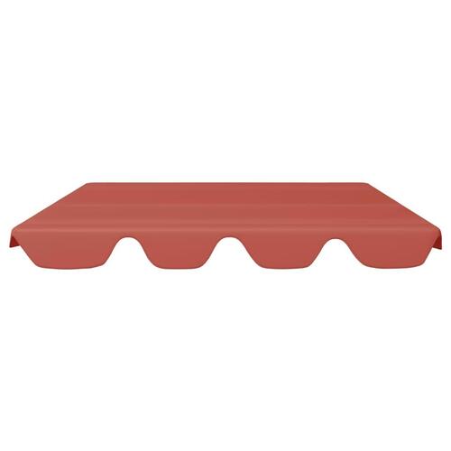 Baldakin til havegynge 188/168x145/110 cm terrakottafarvet