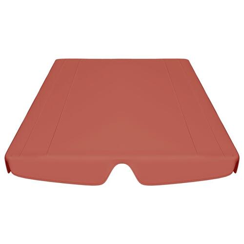 Baldakin til havegynge 188/168x145/110 cm terrakottafarvet