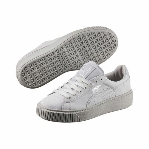 Sportssneakers til damer Puma Basket Platform Reset Hvid 36