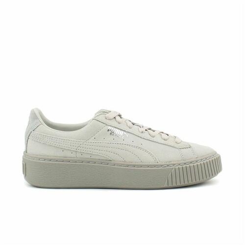 Sportssneakers til damer Puma Basket Platform Reset Hvid 36