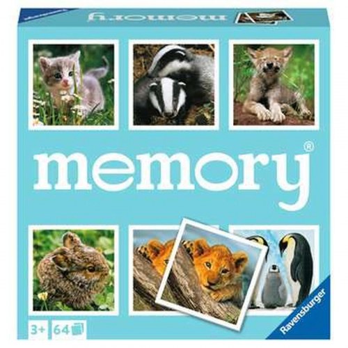 Ravensburger memory - Dyreunger læringsspil 020879