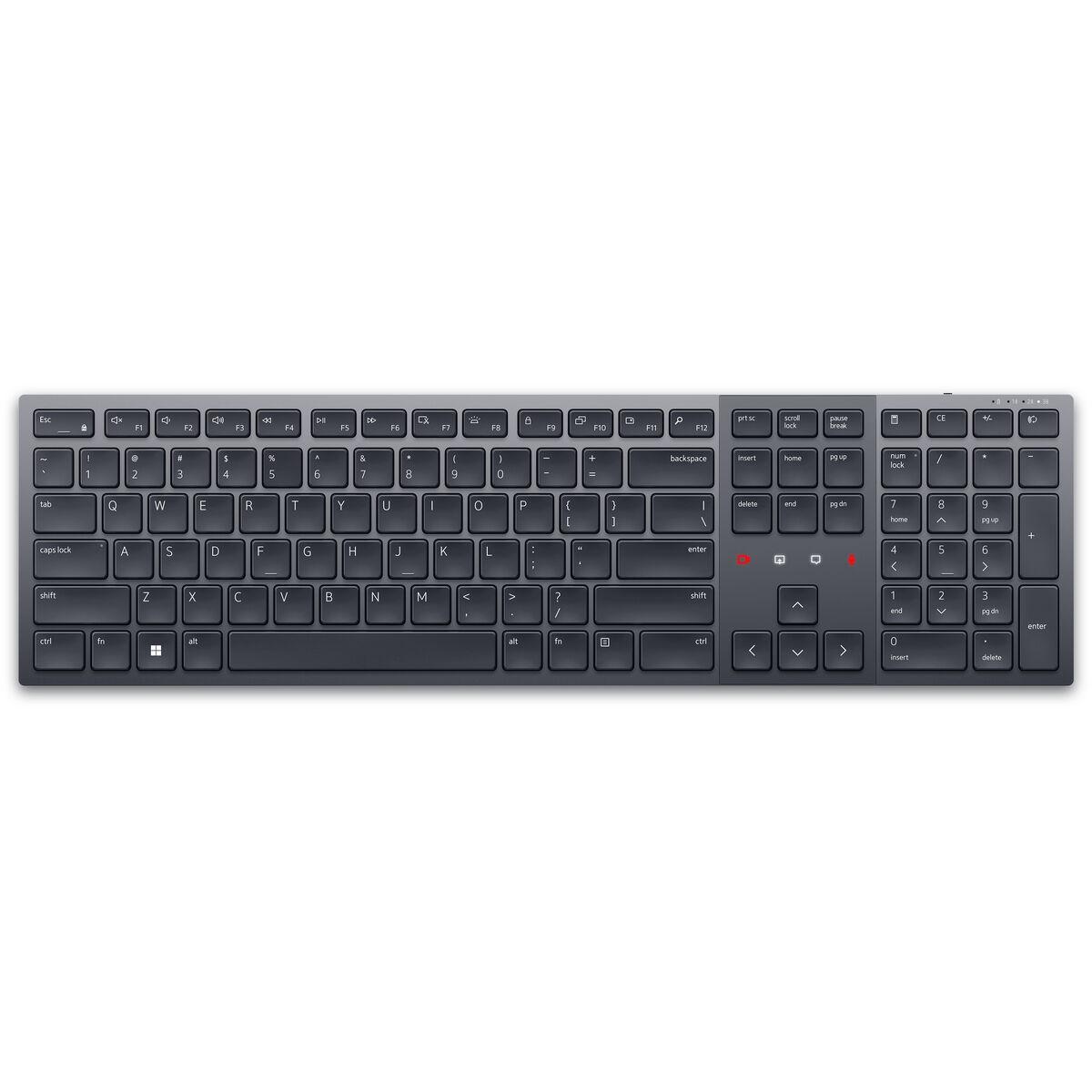 Tastatur Dell Kb900 Grå Spansk Qwerty