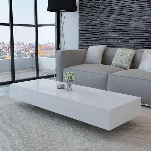 Sofabord højglans hvid