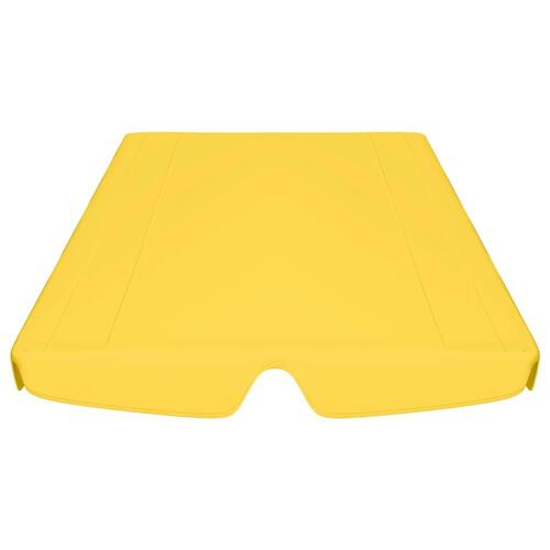 Baldakin til havegynge 188/168x145/110 cm gul
