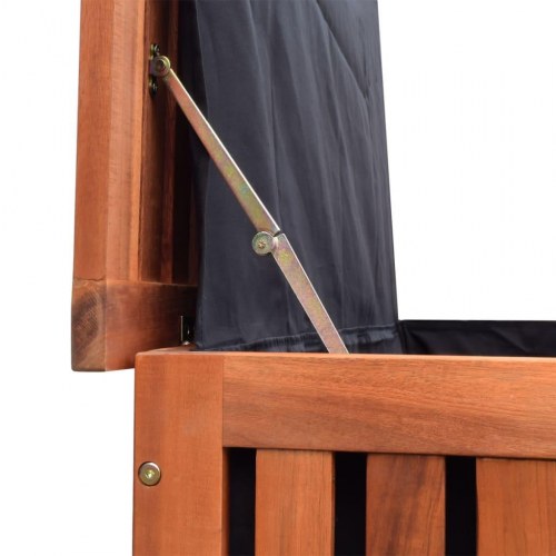 Udendørs opbevaringskasse 118x52x58 cm træ