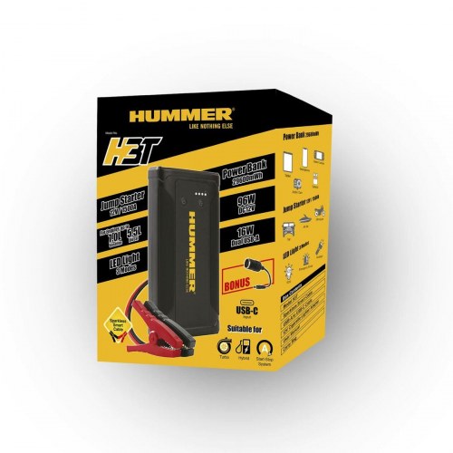 Starthjælp 12 V - Hummer HUMMH3T jumpstarter/powerbank 8 000 Ah