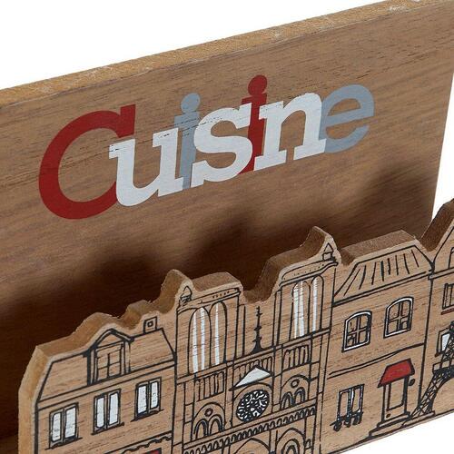 Servietholder Cusine Multifarvet Træ Træ MDF 16 x 11 x 5 cm