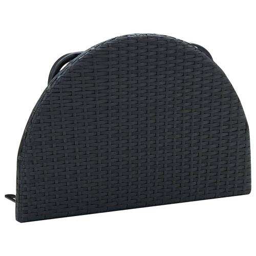 Altanbord 60 x 60 x 32 cm polyrattan sort