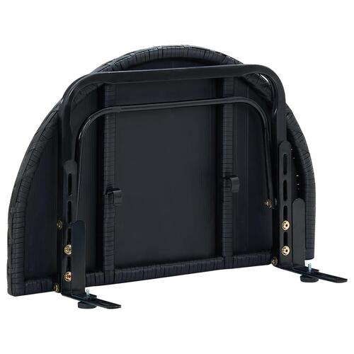 Altanbord 60 x 60 x 32 cm polyrattan sort