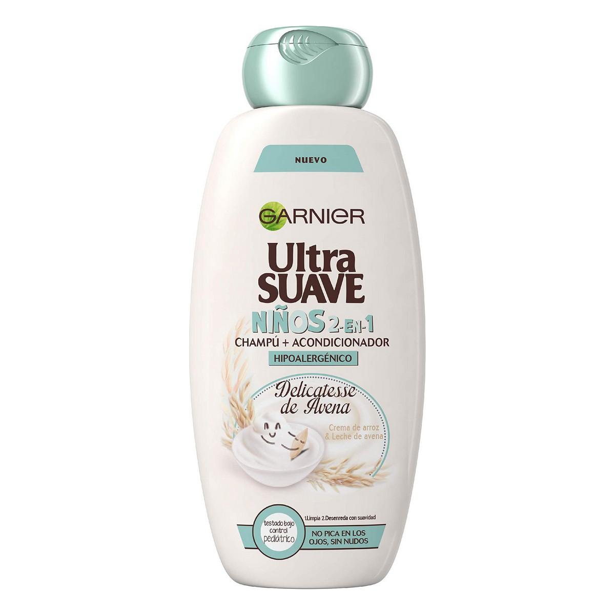 Garnier Ultra Suave Børneshampoo 2-i-1 med havre - 400 ml