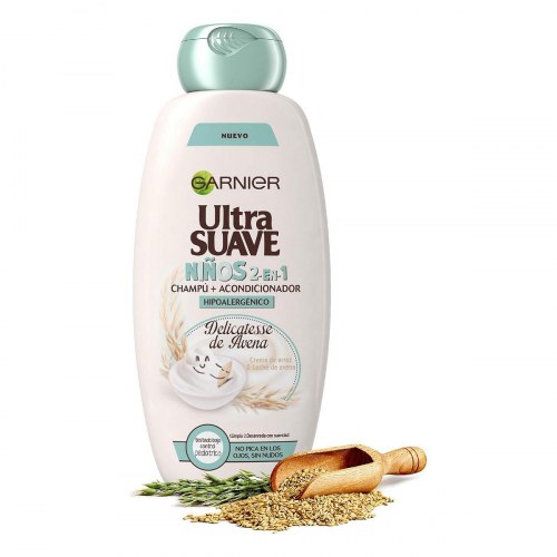 Garnier Ultra Suave Børneshampoo 2-i-1 med havre - 400 ml
