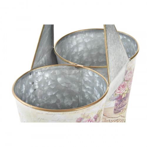 Urtepotte metal - Pink, Shabby Chic 24 × 12 × 23 cm