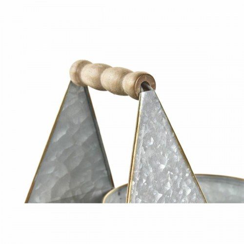 Urtepotte metal - Pink, Shabby Chic 24 × 12 × 23 cm