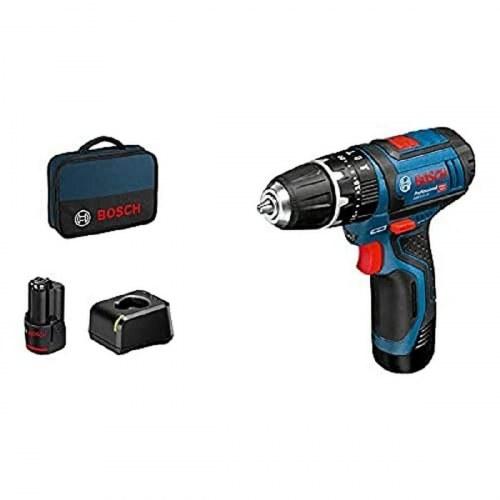 Bosch GSB 12V-15 slagboremaskine 12 V - 2x2,0 Ah, 30 Nm