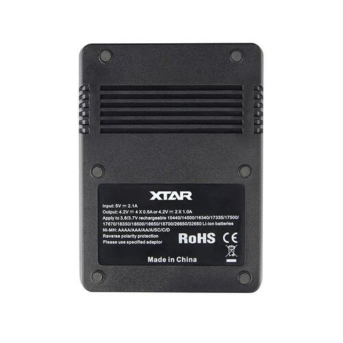Batteroplader Xtar VC4 Batterier x 4