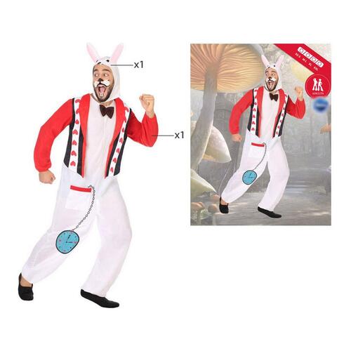 Kostume til voksne Kanin Multifarvet XL (2 Dele) (2 enheder) (2 stk) M/L