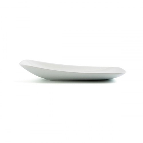 Ariane Vital rektangulær middagstallerken, hvid keramik 24 × 13 cm (12 stk.)