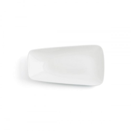 Ariane Vital rektangulær middagstallerken, hvid keramik 24 × 13 cm (12 stk.)