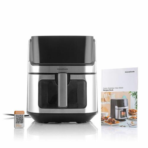 Airfryer Window Sort 1700 W 6,5 L Rustfrit stål (OUTLET A)