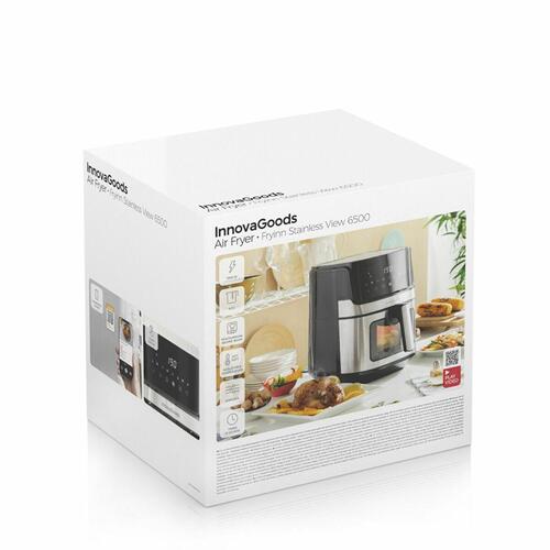 Airfryer Window Sort 1700 W 6,5 L Rustfrit stål (OUTLET A)