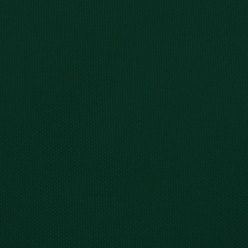 Solsejl 4x6 m rektangulær oxfordstof mørkegrøn