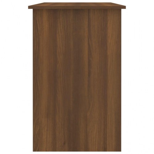Skrivebord 100 × 50 × 76 cm - konstrueret træ, brun egetræsfarve