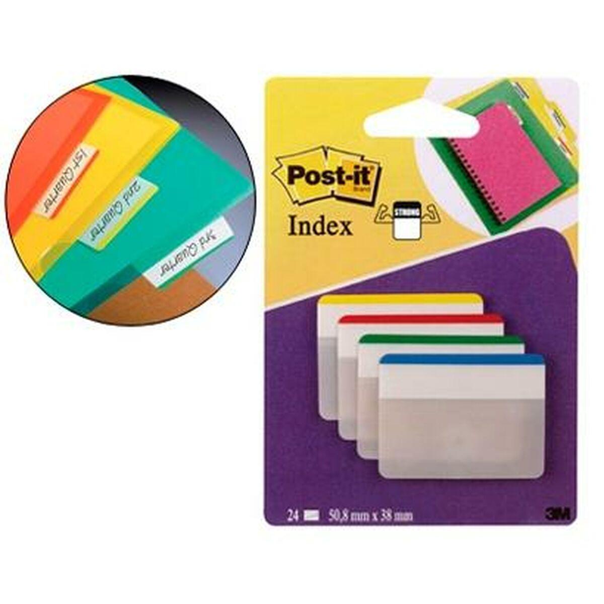 Post-it Index Klæbende Huskesedler 508 × 38 Mm Multifarvet 6 Enheder