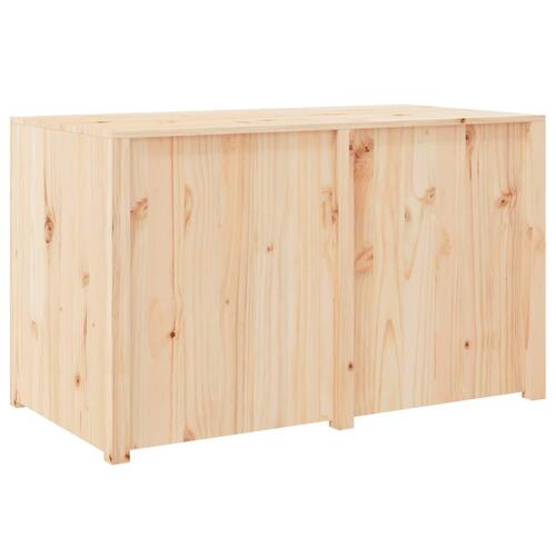 Udendørs køkkenskab 106x55x64 cm massivt fyrretræ