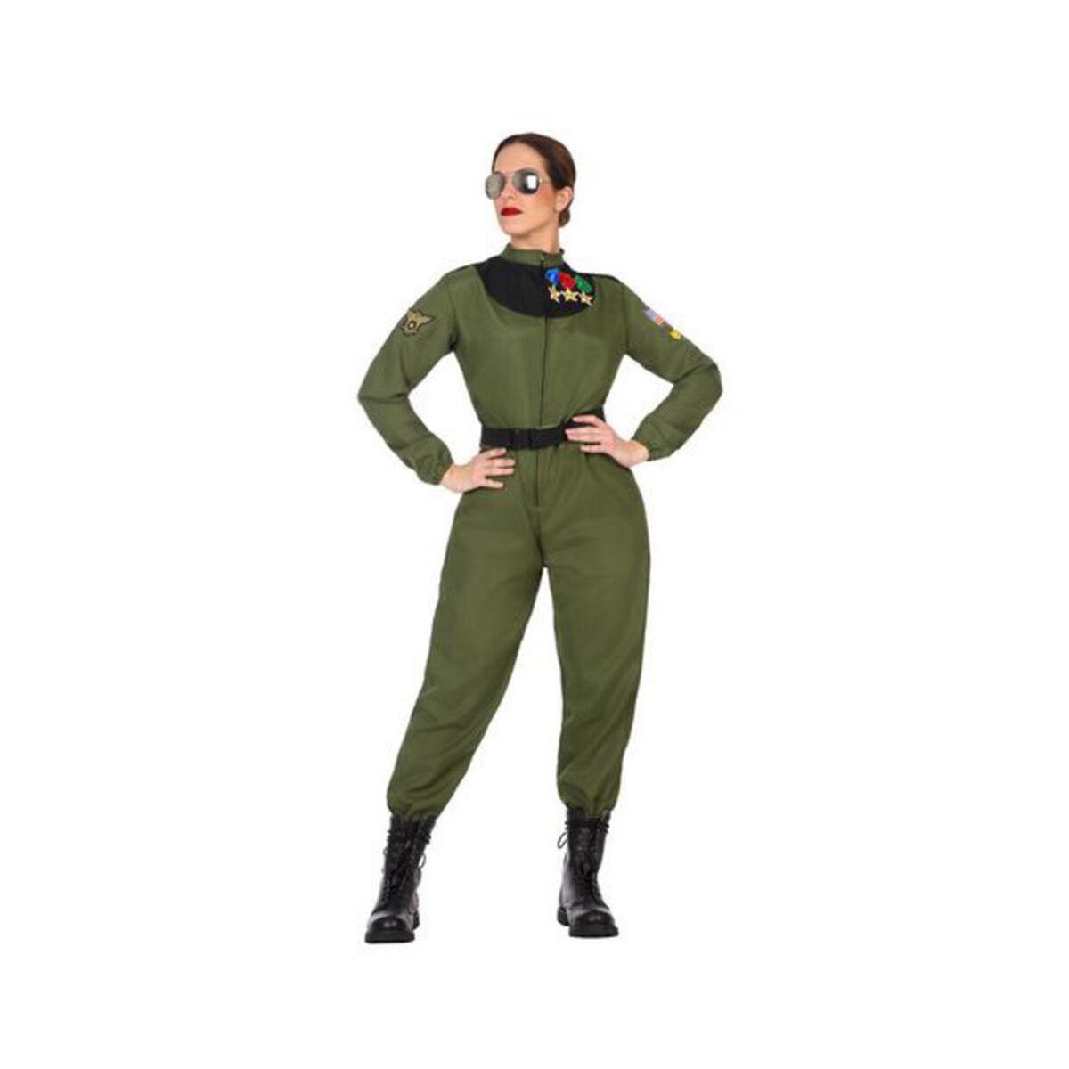 Voksenkostume Grøn Jumpsuit Med Bælte M/l