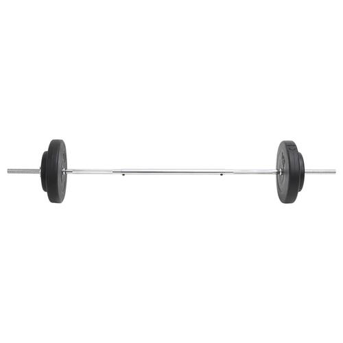 Vægtstangssæt med skiver 30 kg