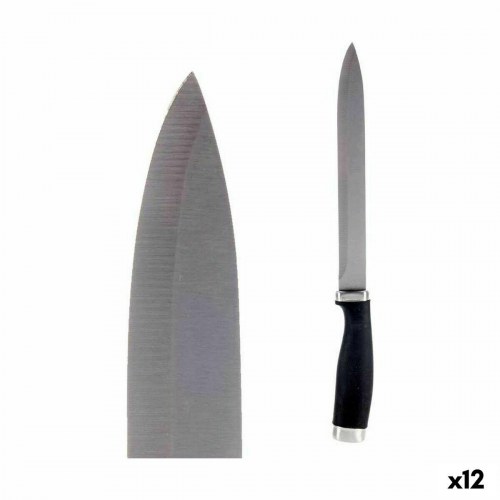 Kokkekniv Kinvara - sort/sølv, rustfrit stål, 20,5 cm blad (12 stk)