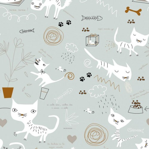 Sengetæppe til dobbeltseng Panzup Cats 3 250×260 cm