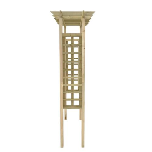 Rosenbue/pergola træ imprægneret 150 x 50 x 200 cm