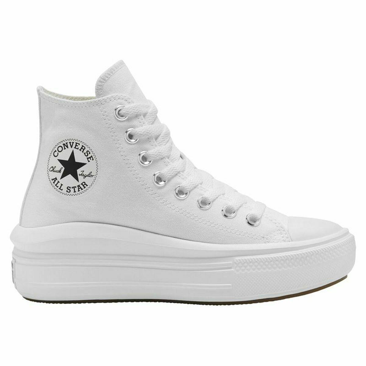 Kvinde Casual Sneakers Chuck Taylor All Star Converse Move W Hvid 40