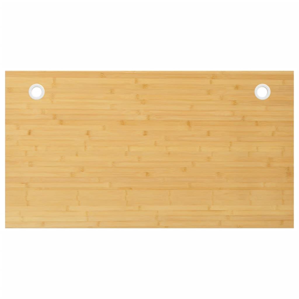 Bordplade til skrivebord 100x60x4 cm bambus
