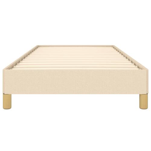 Sengeramme uden madras 80x200 cm stof cremefarvet
