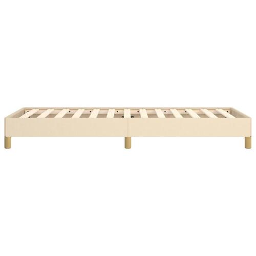 Sengeramme uden madras 80x200 cm stof cremefarvet