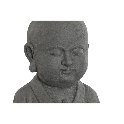 Dekorativ figur Home ESPRIT Grå Munk Orientalsk 30 x 30 x 51 cm