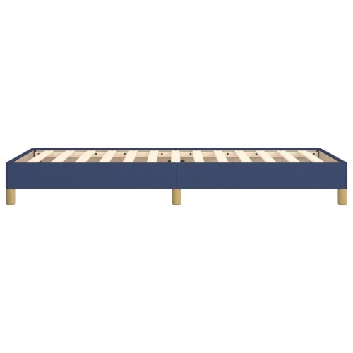 Sengeramme i stof - 80×200 cm, blå (uden madras)