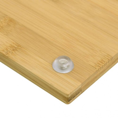 Kogepladelåg i bambus 50 × 56 × 1,5 cm - kogepladedæksel/skærebræt