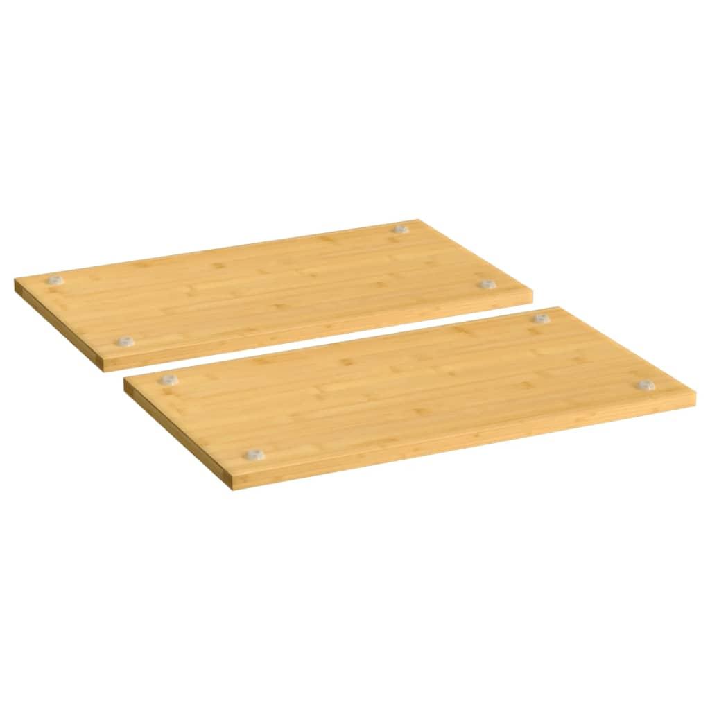 Kogepladelåg i bambus - 2 stk. 50 × 28 × 1,5 cm