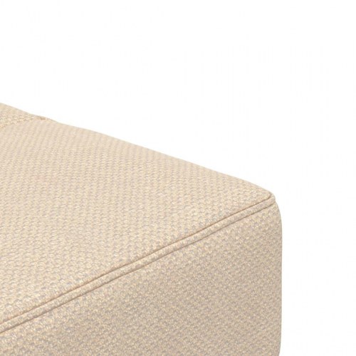 2-personers sovesofa med 2 puder - stof, cremefarvet