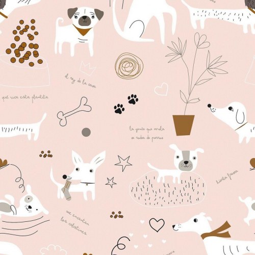 Sengetæppe til dobbeltseng Panzup Dogs 4 - 250 × 260 cm