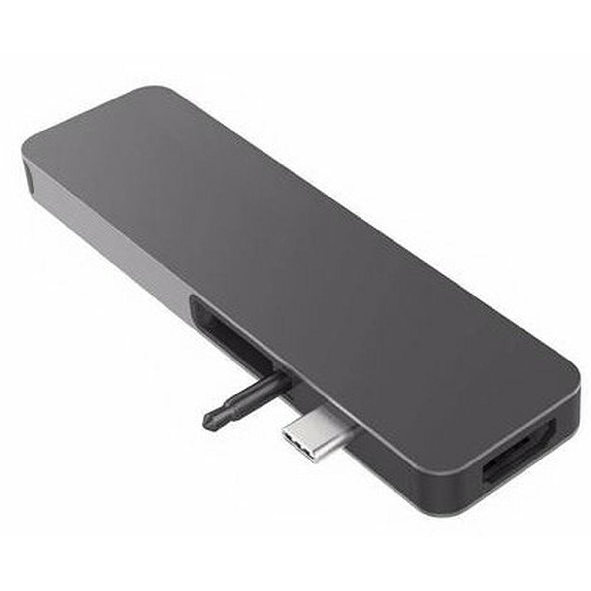 Hyper USB hub GN21D-GRAY, 7 porte, sort/grå