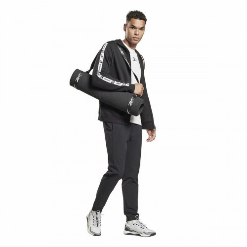 Sport Jakke til Mænd Reebok Identity Tape FZ Sort - L