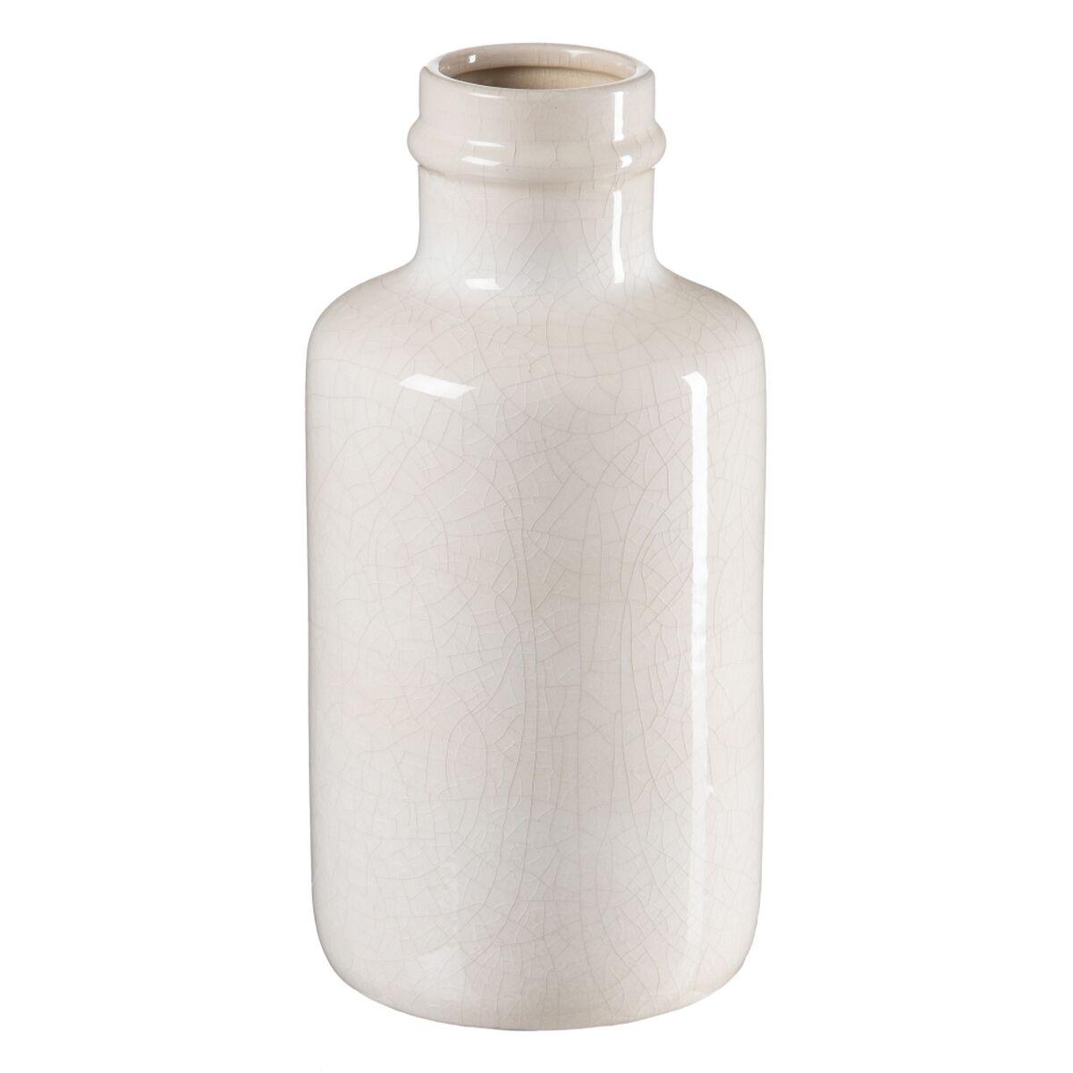 Vase Keramik Beige 18 x 18 x 37 cm