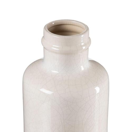 Vase Keramik Beige 18 x 18 x 37 cm