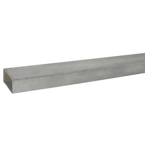 Stolper til havehegn 20 stk. 220 cm stål sølvfarvet